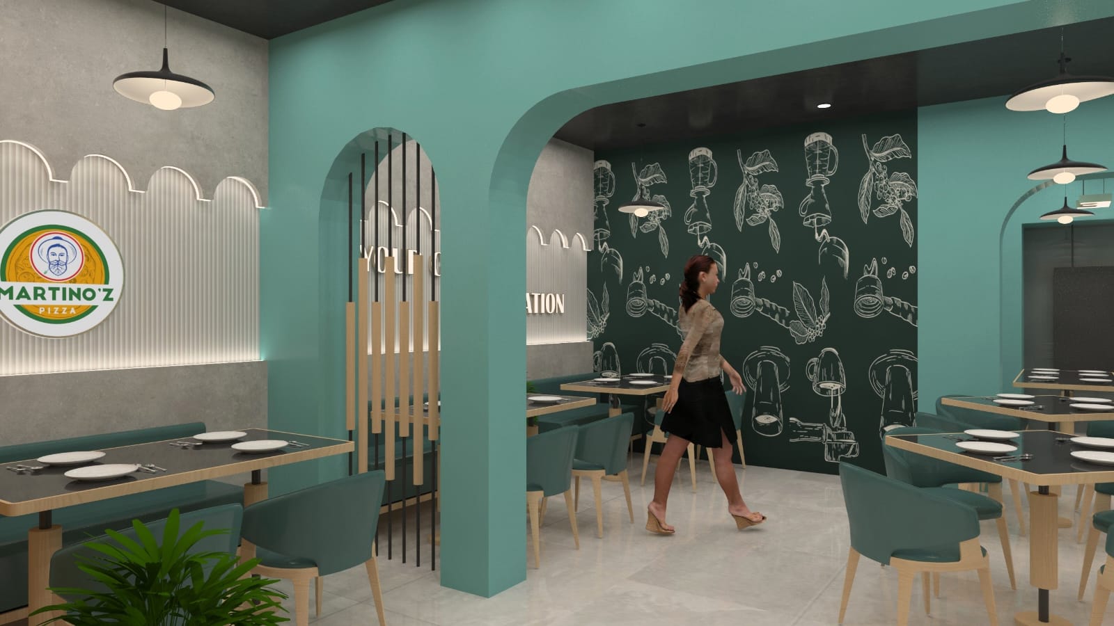 3D interior design visualization