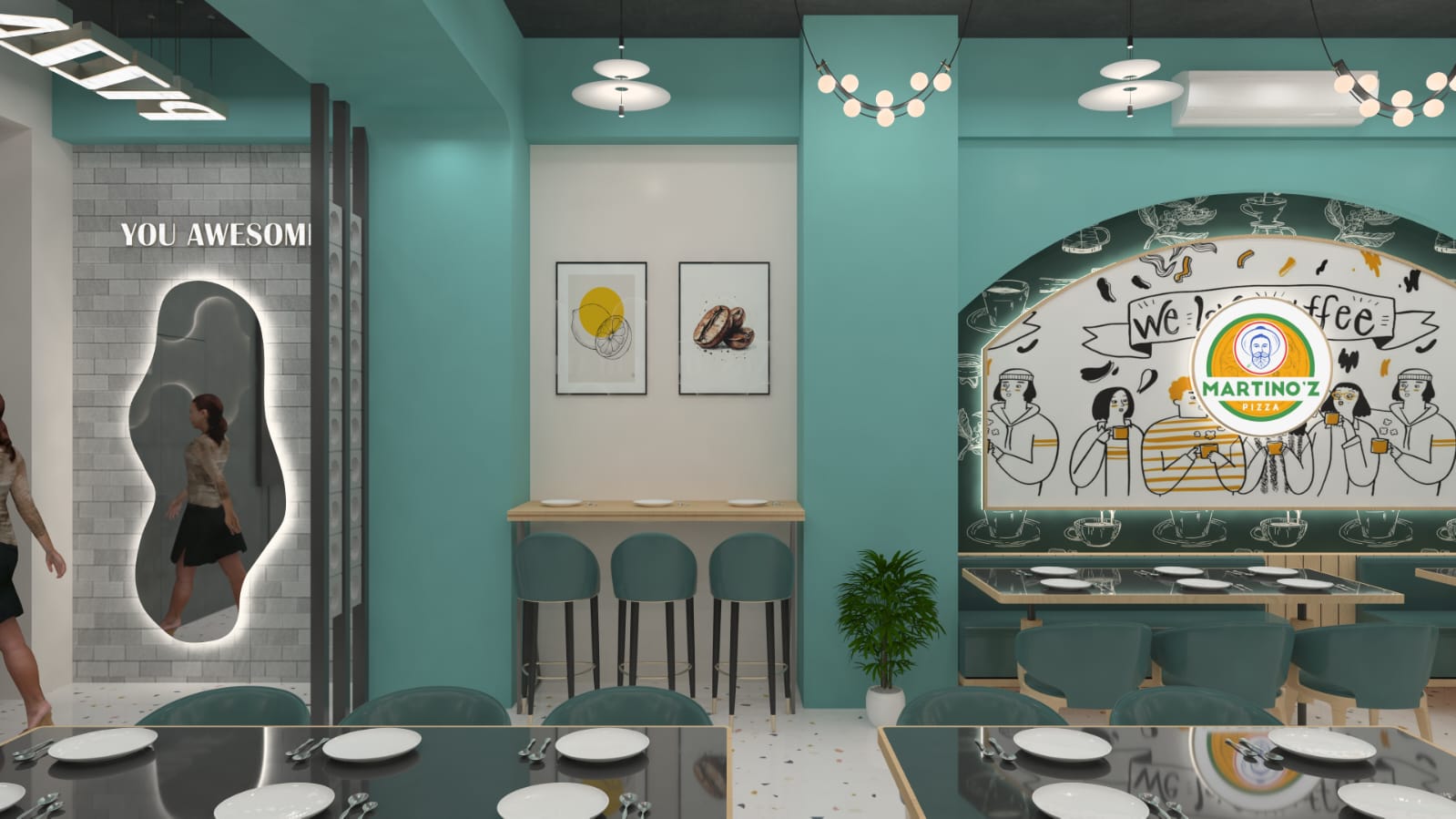 Contemporary interior design